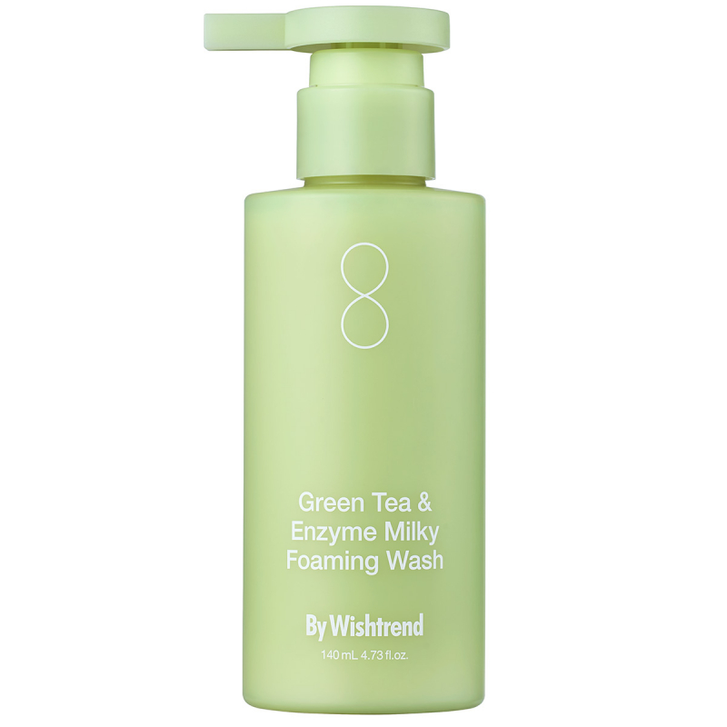 By Wishtrend Green Tea & Enzyme Milky Foaming Wash (140 ml)