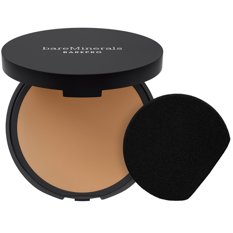 bareMinerals BAREPRO 24H Skin-Perfecting Pressed Powder Foundation Medium Deep 40 Warm (8 g)