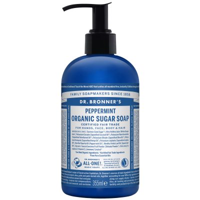 Dr. Bronner's Organic Sugar SoapSpearmint Peppermint (355ml)