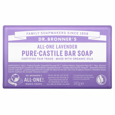 Dr. Bronner's Bar Soap Lavender (140g)