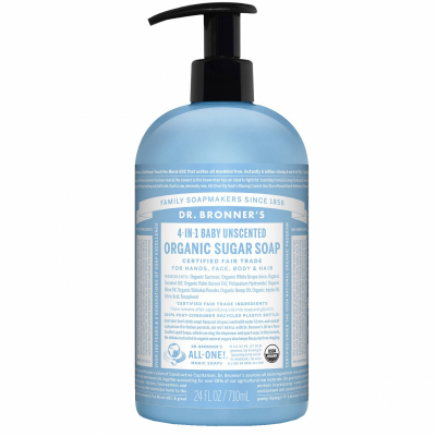 Dr. Bronner'S Organic Hand & Body Shikakai Soap Unscented (710ml)