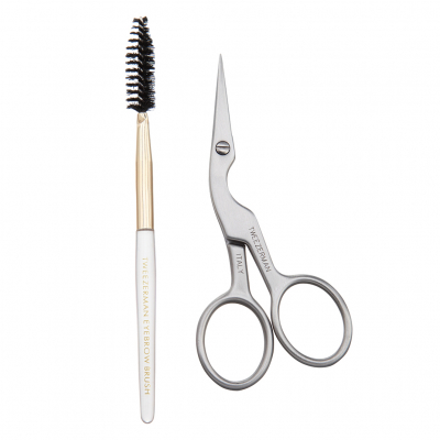 Tweezerman Brow Shaping Scissors & Brush