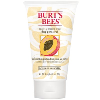 Burt's Bees Peach & Willow Bark Deep Pore Scrub (110g)