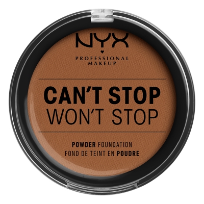 NYX Professional Makeup Cant Stop Wont Stop Powder Foundation 17 Cappuccino