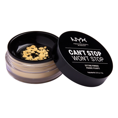 NYX Professional Makeup Cant Stop Wont Stop Setting Powder 06 Banana