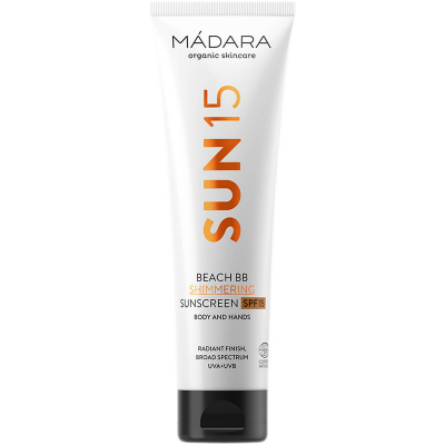 MÁDARA Beach Bb Shimmering Sunscreen SPF 15 (100ml)
