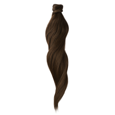 Rapunzel of Sweden Clip-In Ponytail 2.3 Chocolate Brown 50cm