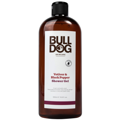 Bulldog Black Pepper & Vetiver Shower Gel (500ml)