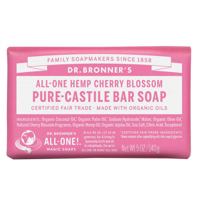 Dr. Bronner's Cherry Blossom Soap bar (140g)