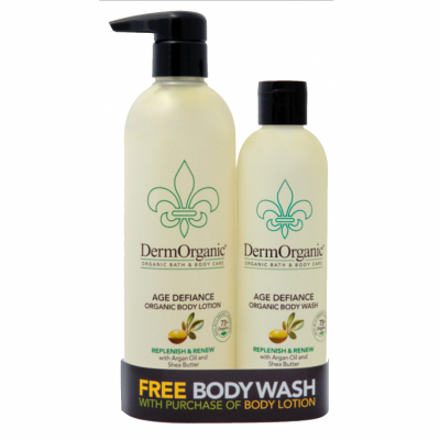 Dermorganic Bath & Body Duo Pack Age Defiance