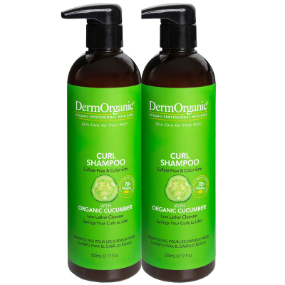 Dermorganic 70% Organic Curl Shampoo Twin Pack (2x500ml)