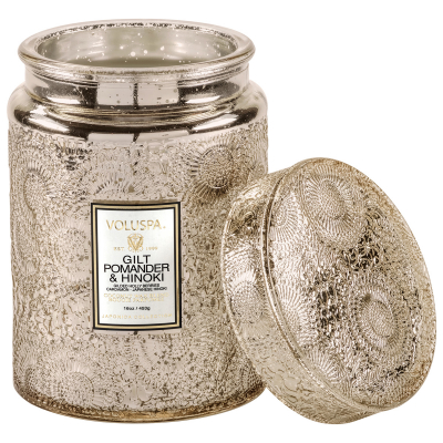 Voluspa Gilt Pomander And Hinoki