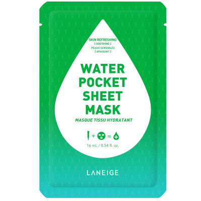 Laneige Water Pocket Sheet Mask Skin Relief Refreshing (1pcs)