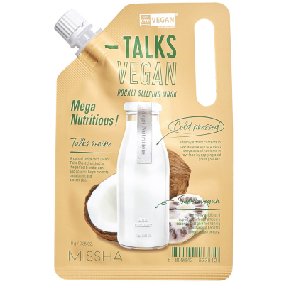 Missha Talks Vegan Squeeze Pocket Sleeping Mask [Mega Nutritious]