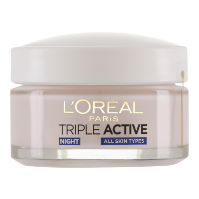 L'Oréal Paris Triple Active Comforting Night Moisturising Care All Skin Types (50ml)