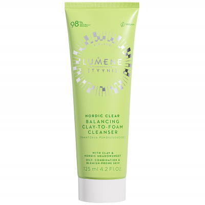 Lumene Nordic Clear Balancing Clay-to-Foam Cleanser (125ml)