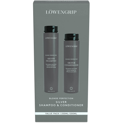 Löwengrip Blonde Perfection - Silver Shampoo & Conditioner Value Pack (250+200ml)