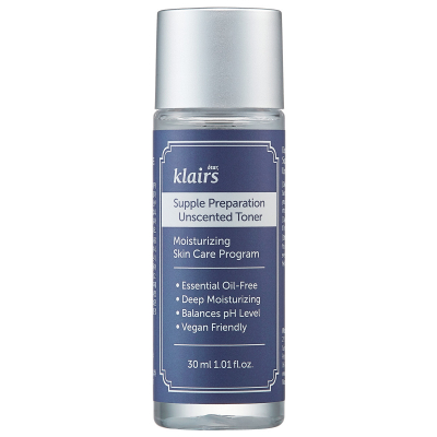 Klairs Supple Preparation Unscented Toner