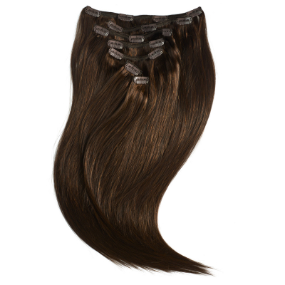 Rapunzel of Sweden Clip-on set 7 pieces (50 cm) 2.3 Chocolate Brown