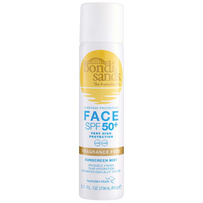 Bondi Sands SPF50+ Fragrance Free Face Mist (79 ml)