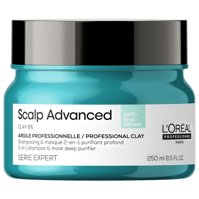 L’Oréal Professionnel Scalp Advanced Anti-Oiliness 2-in-1 Deep Purifier Clay (250 ml)