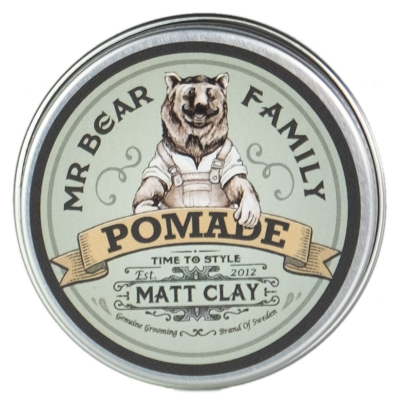Mr Bear Family Pomade Matt Clay Travel Size (30 g)