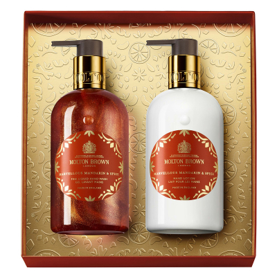 Molton Brown Marvellous Mandarin & Spice Hand Care Gift Set (300 ml + 300 ml)
