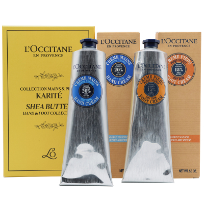 L’Occitane en Provence Shea Duo Hand & Foot Cream Kit (2 x 157 ml)