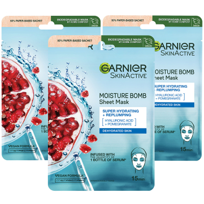 Garnier Pomegranate Sheet Mask TRIO