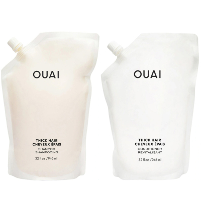 OUAI Thick Hair Refill Pouch Duo