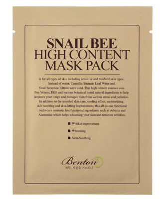 Benton Snail Bee High Content Mask (10pcs)