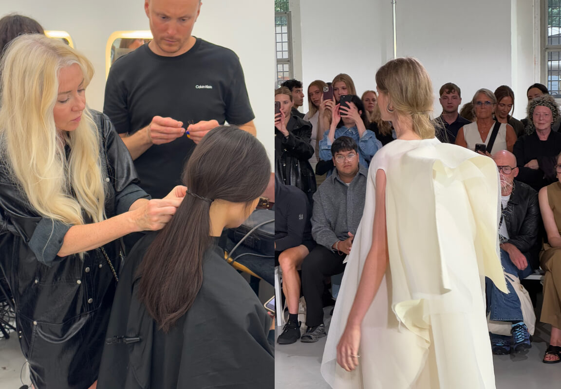 Let’s talk hair trends: backstage Oriben kanssa Copenhagen Fashion Weekissä
