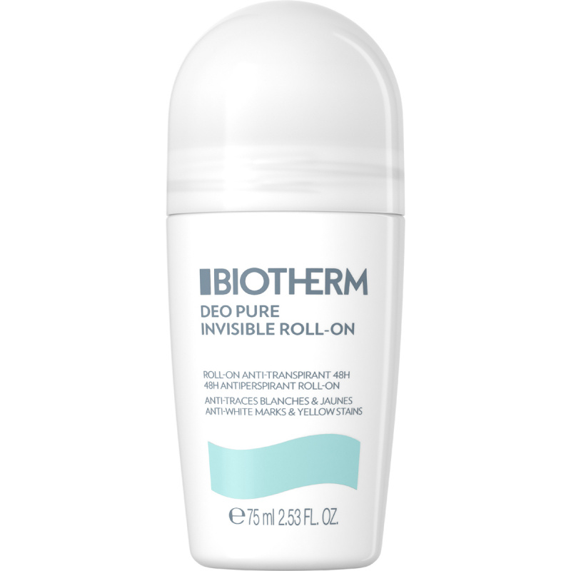 Biotherm Deo Pure Invisible Roll On (75ml) ryhmässä Tuoksut / Naisten tuoksut / Deodorantit naisille at Bangerhead.fi (B007595)