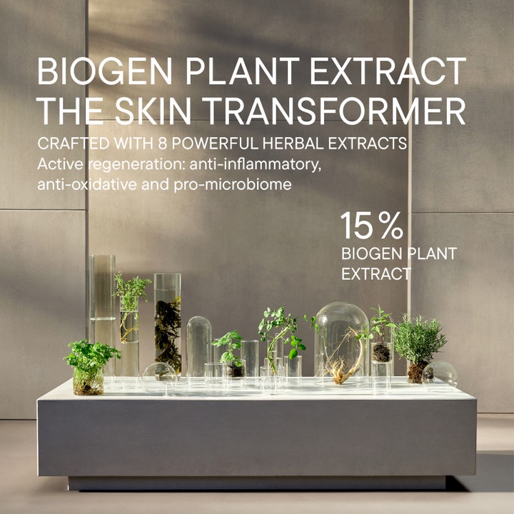 Babor DOC Cryo Plumping Mask 1 kpl uudistava kasvonaamio ja 15 % Biogen-kasviuutetta lasisissa laboratorioastioissa