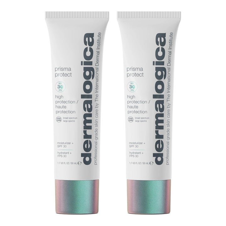Dermalogica Prisma Protect SPF30 50 ml kosteusvoide antaa iholle suojaa valkoisessa tuubissa, jossa on kimalteleva korkki.