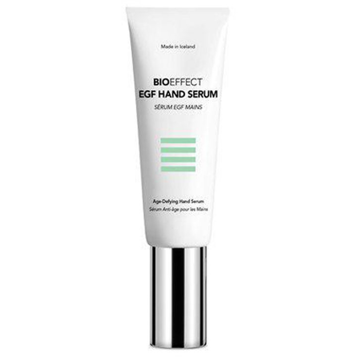 BIOEFFECT EGF Hand Serum 40ml silottava käsiseerumi valkoisessa tuubissa hopeisella korkilla