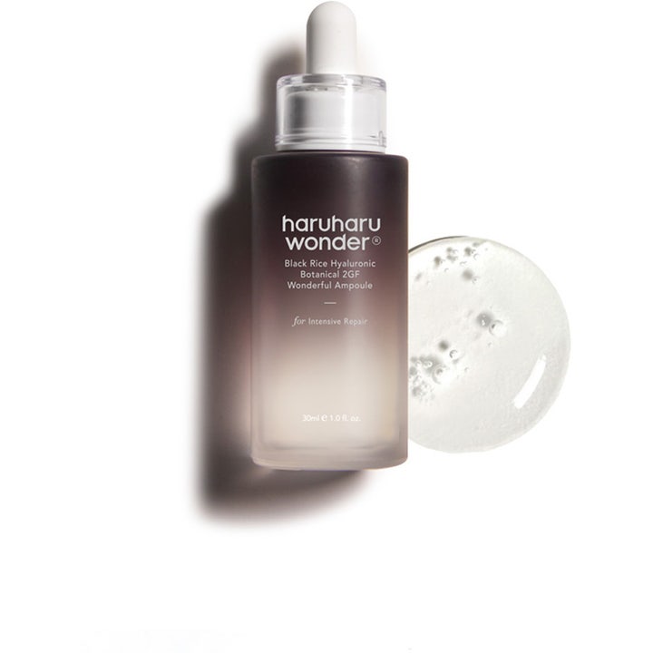 haruharu wonder Black Rice Hyaluronic Botanical 2GF Ampoule 30 ml kosteuttava seerumi ja kirkas geelimäinen koostumus
