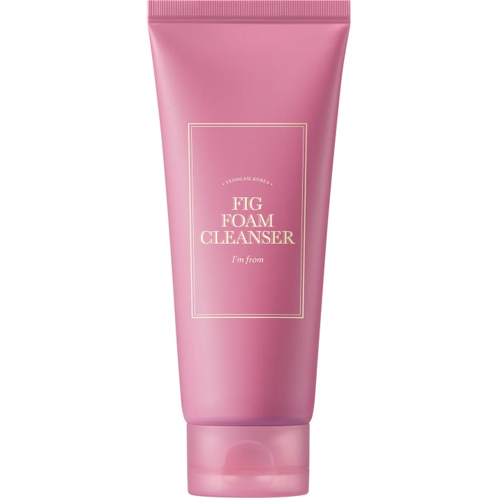 I'm from Fig Foam Cleanser puhdistusvaahto kirkastaa ihoa mattapintaisessa vaaleanpunaisessa tuubissa.