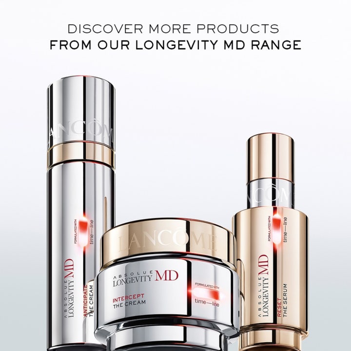 Lancôme Absolue Longevity MD Intercept The Cream 50 ml päivävoide hopeisessa purkissa Longevity MD tuotesarjassa