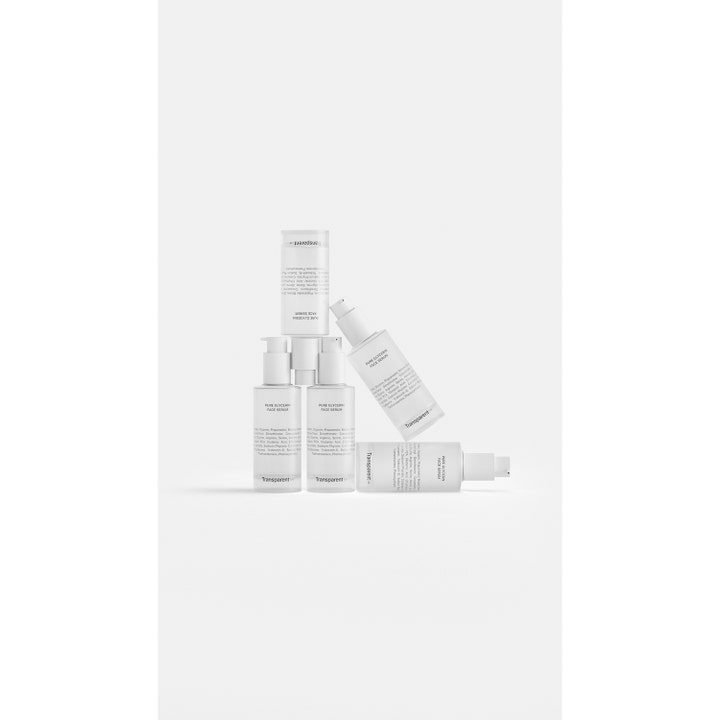Niche Beauty Lab Transparent Lab Pure Glycerin Face Serum 50 ml kosteuttava seerumi useassa valkoisessa pumppupullossa