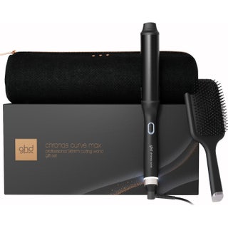 ghd Chronos Curve - Max Wand 38mm Barrel - Festive Gift Set in Black