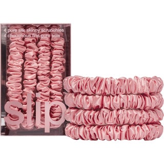 Slip Pure Silk Skinny Scrunchies Rose