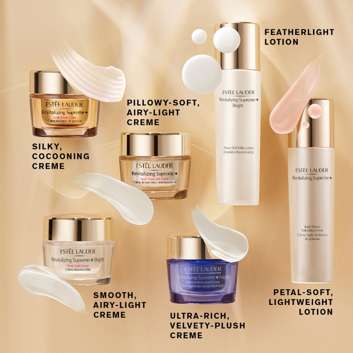 Estée Lauder Revitalizing Supreme + Night Cream 50 ml nattvoide on täyteläinen voide sinisessä lasipurkissa.