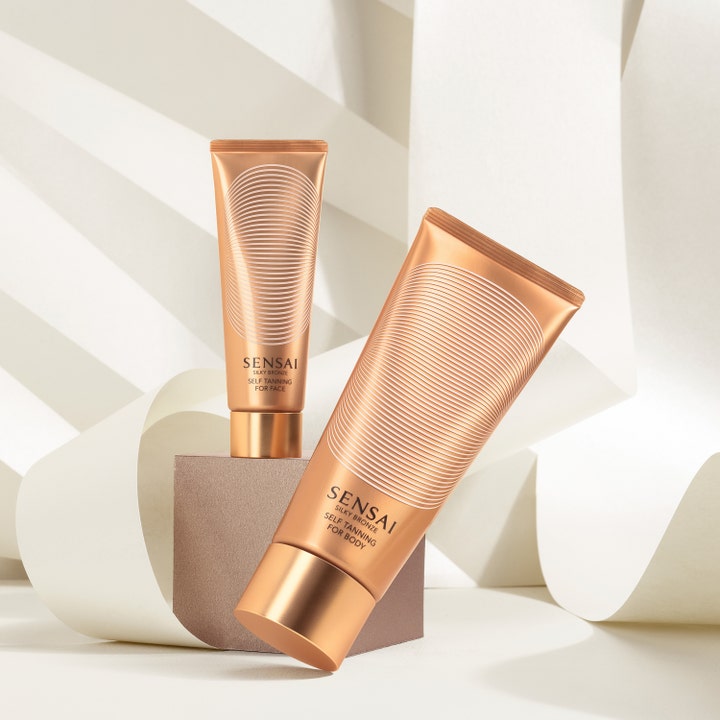Sensai Silky Bronze Self Tanning For Face 50 ml itseruskettava kasvovoide antaa hehkua tyylikkäissä pronssituubeissa.