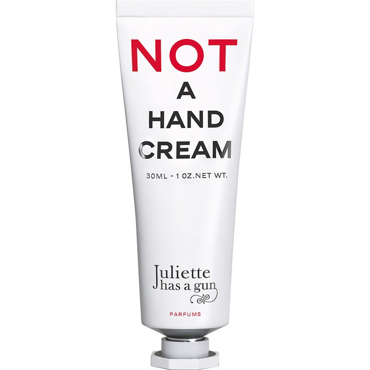 Juliette Has A Gun Not A Hand Cream 30 ml kosteuttava käsivoide valkoisessa tuubissa punaisella ja mustalla tekstillä