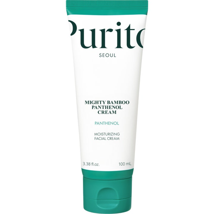 Purito Seoul Mighty Bamboo Panthenol Cream 100 ml korealainen kosteusvoide vahvistaa ihon suojamuuria valkoisessa tuubissa