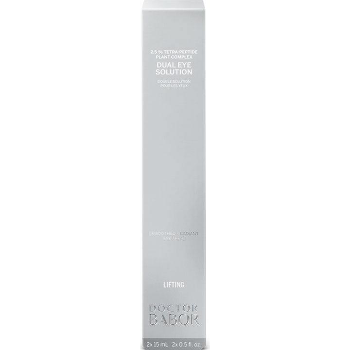 Babor Dual Eye Solution 30 ml silmänympärysvoide tyylikkäässä hopeisessa pahvipakkauksessa
