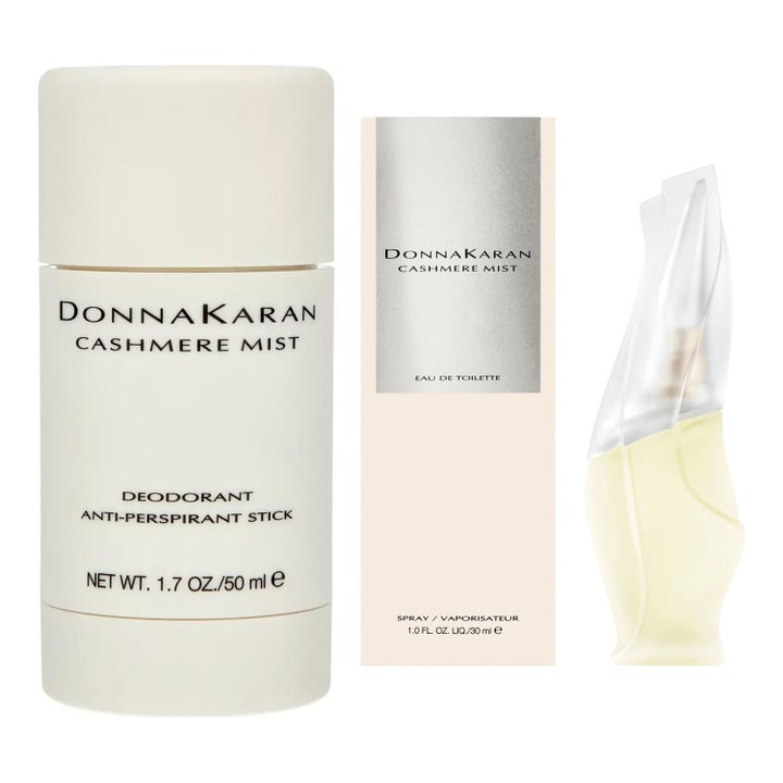 Donna Karan Cashmere Mist 50 ml deodorantti ehkäisee hikoilua ja sisältää tyylikkään hajuveden.