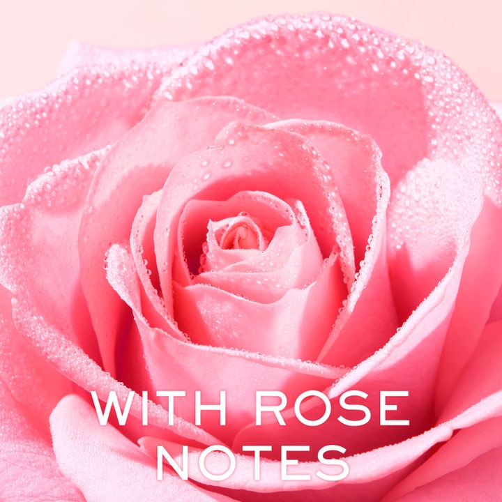 Nuxe Very Rose Makeup Removing Milk 200 ml puhdistusmaito meikinpoistoon kasteisella ruusulla ja With Rose Notes -tekstillä.