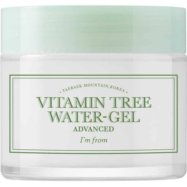 I'm from Vitamin Tree Water-Gel Advanced 75g kirkastava geelivoide kirkkaassa lasipurkissa mintunvihreällä korkilla